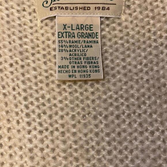 Vintage St. John’s Bay Wool Blend Faire Isle Knit Sweater Vest - Picture 5 of 6